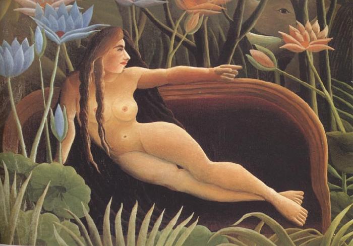 Henri Rousseau Detail from The Dream